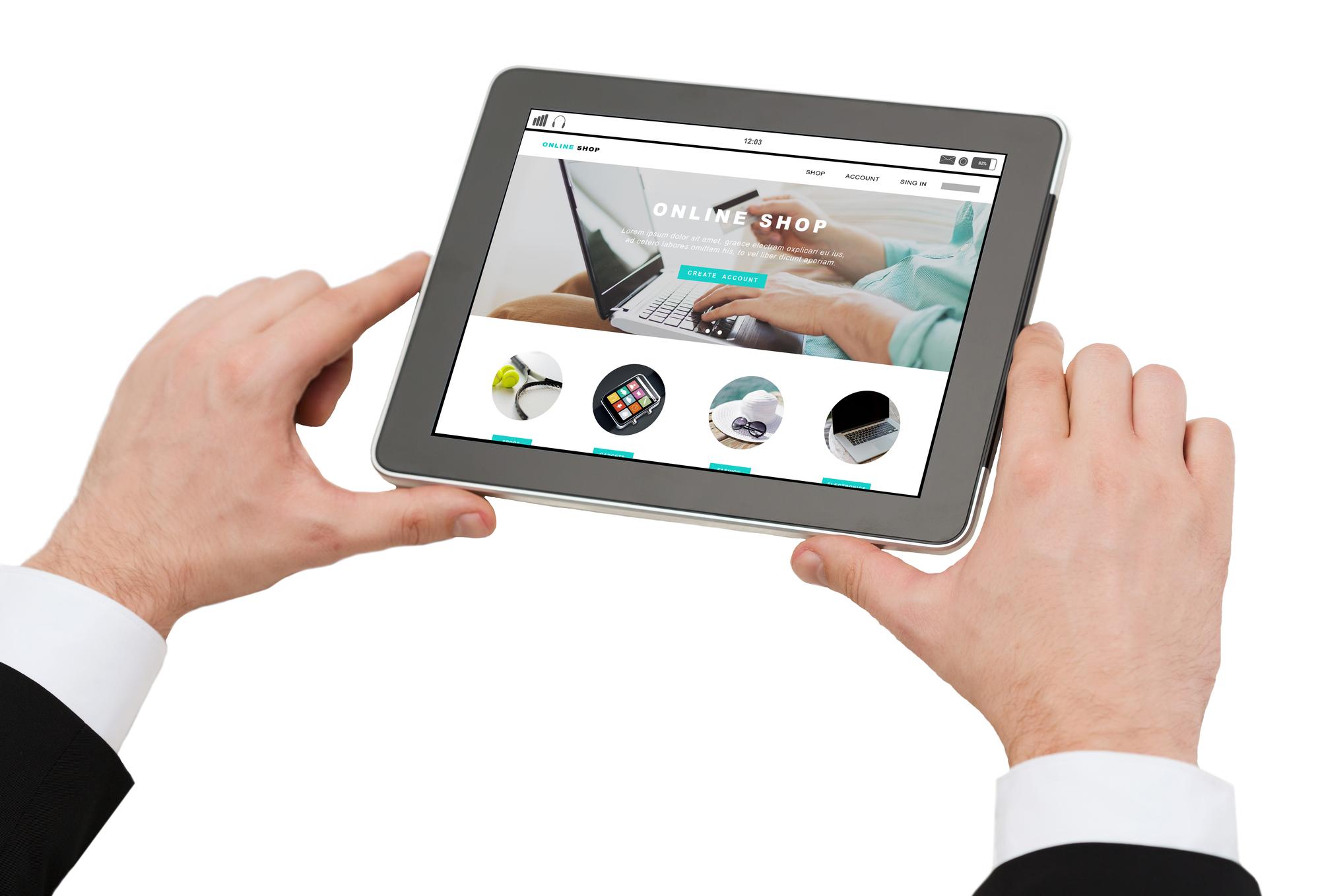 Subscription plan overview on tablet